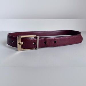 Andrea Saccardi Brown Leather Belt